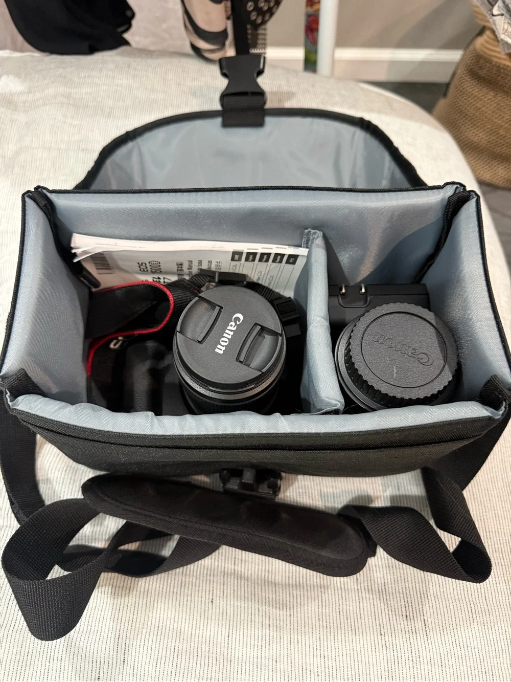 Canon EOS Rebel T7 DSLR with 18-55mm and 75-300mm Lenses